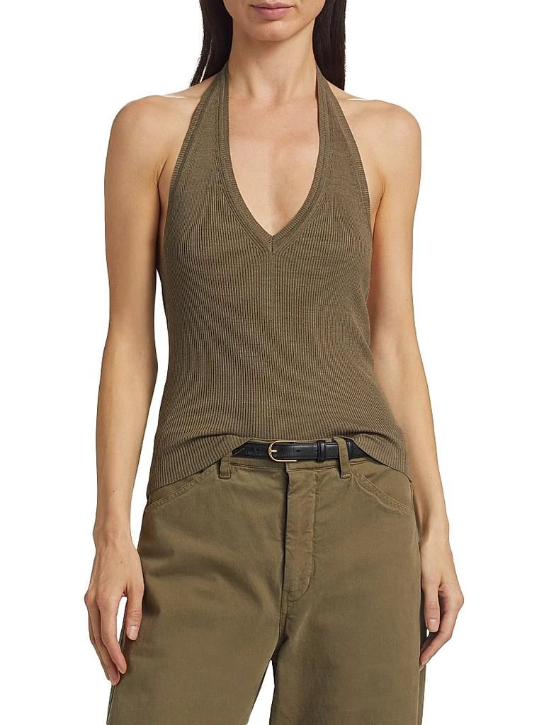 Nili Lotan Ivey Silk Knit Halter Top 3
