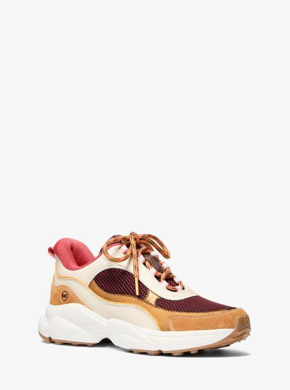 Michael Kors Katrina Mixed-Media Trainer 1