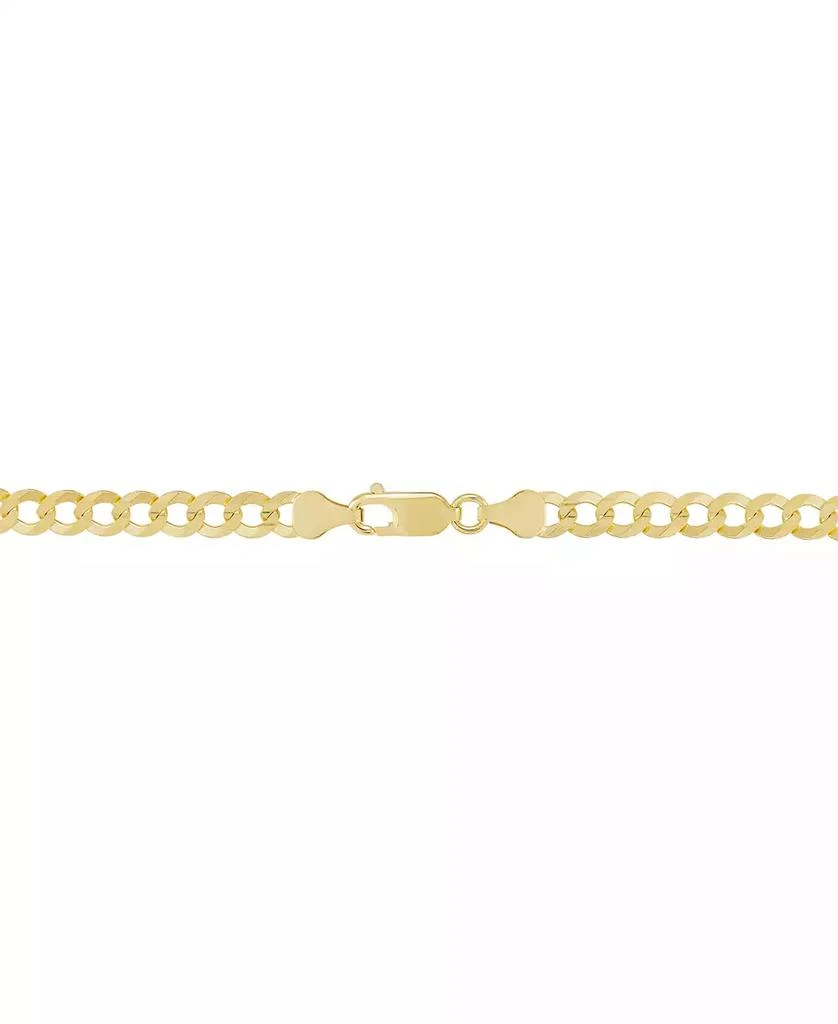 Macy's Concave Curb Link 22" Chain Necklace in 14k Gold-Plated Sterling Silver 5
