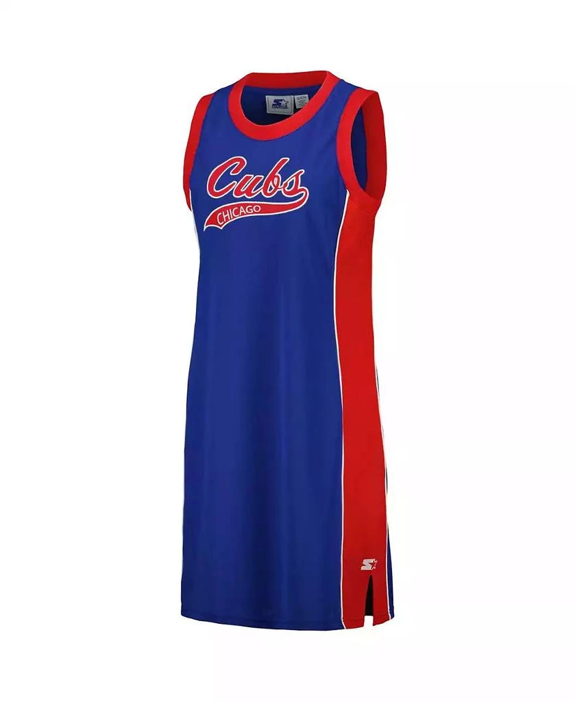 Starter Women's Royal Chicago Cubs Slam Dunk Tank Sneaker Dress 2