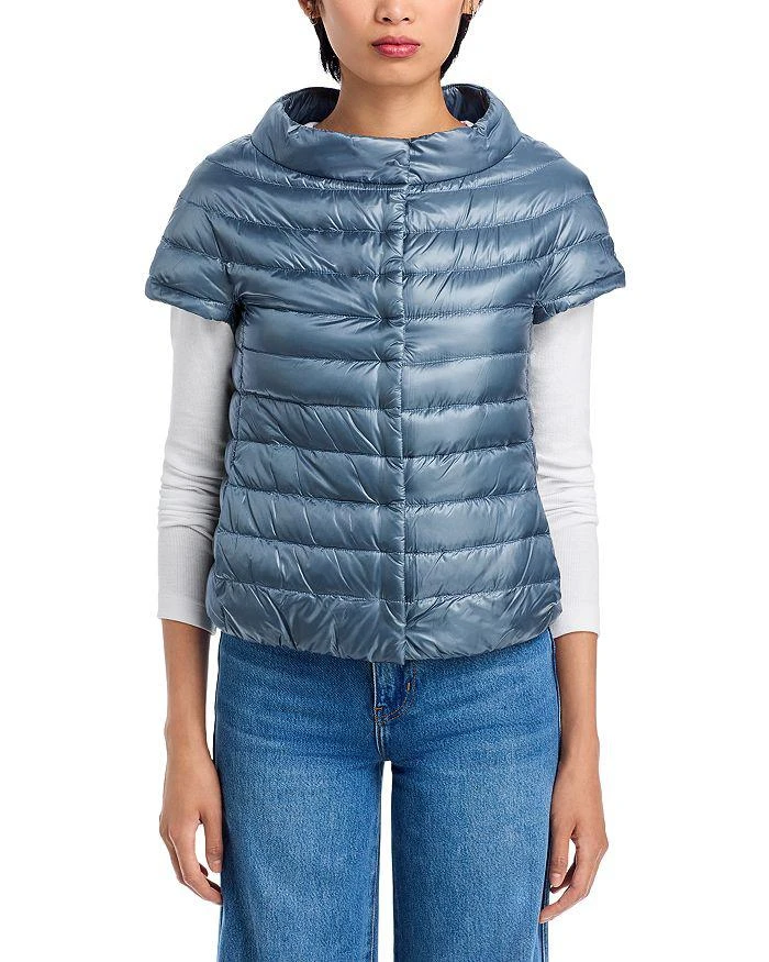 Herno Emelia Cap Sleeve Puffer Jacket 7