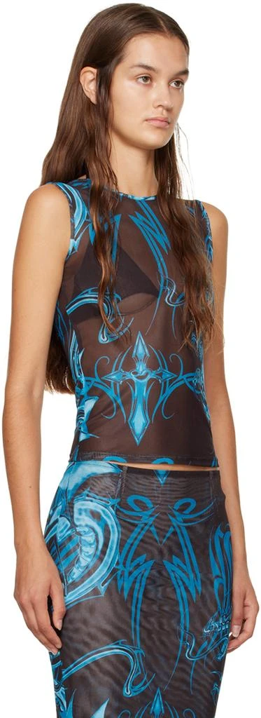 Miaou Blue Drew Tank Top 2