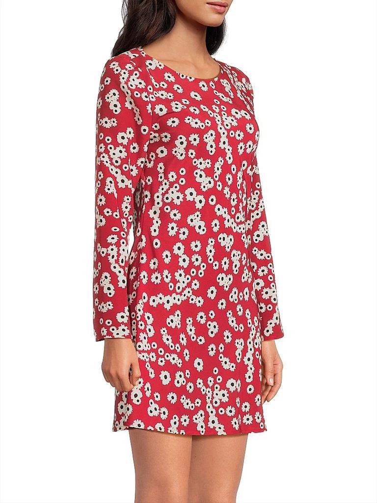 Ciao Lucia Patrice Floral A-Line Long-Sleeve Minidress 4