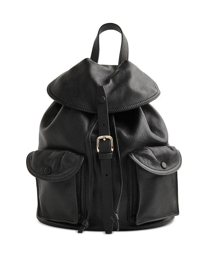 Shop Sierra Leather Pocket Backpack on Sale at BeyondStyle  display picture 3