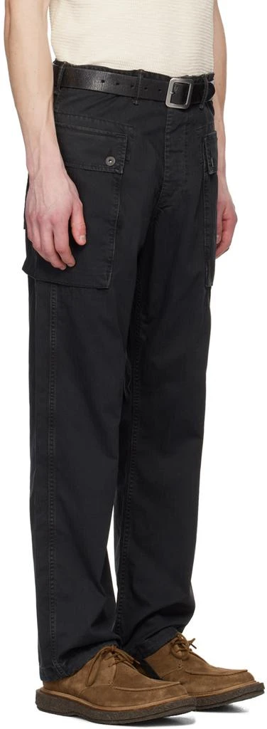 RRL Black Drawstring Cargo Pants 2