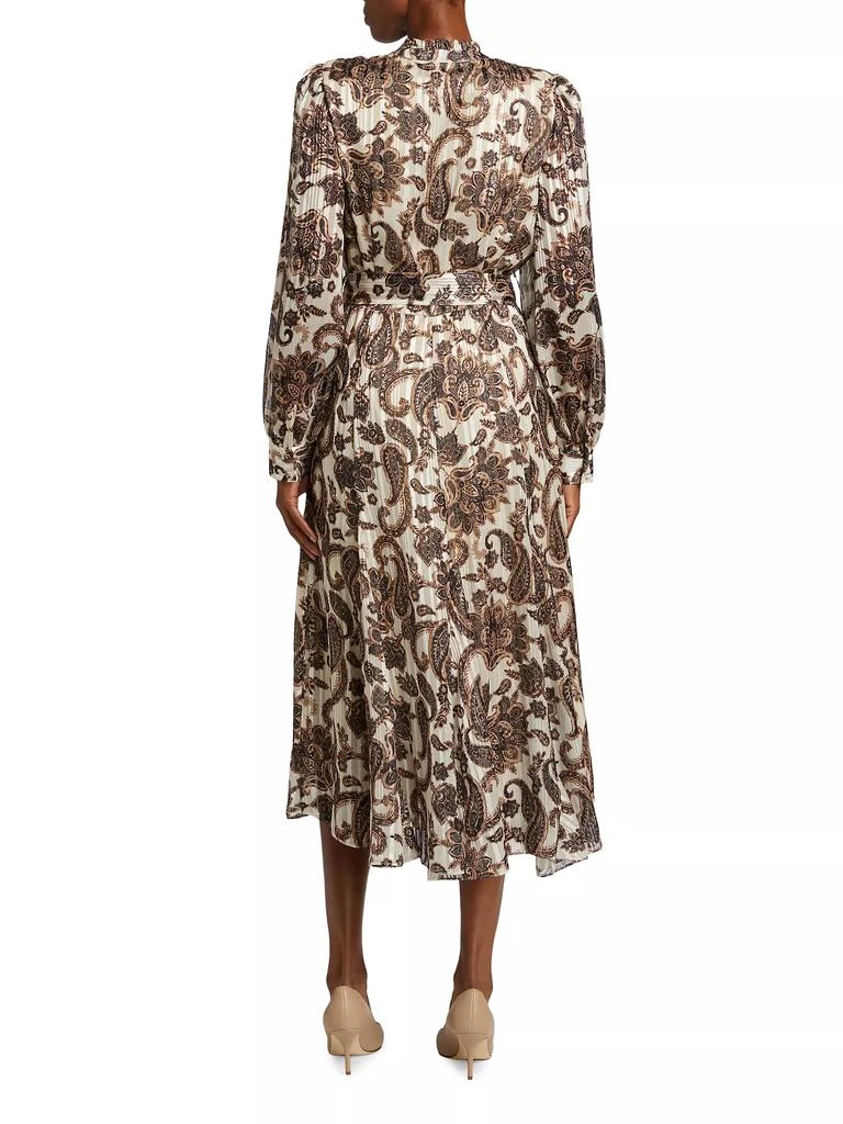 Tahari Janice Paisley Fit & Flare Midi-Dress 5
