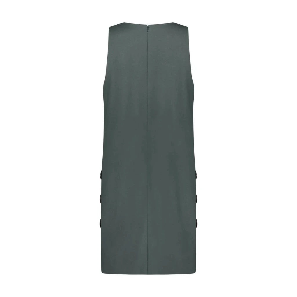 Marina Moscone Women's Sleeveless Tabard Dress In Verde Alpi 2