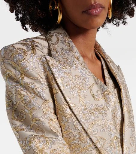 Stella McCartney Single-breasted brocade blazer 4