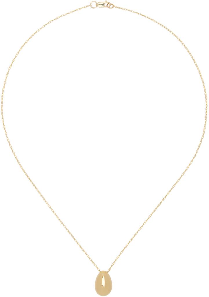 Sophie Buhai Gold Tiny Egg Pendant Necklace