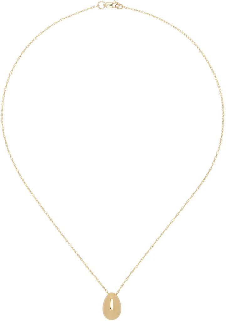 Sophie Buhai Gold Tiny Egg Pendant Necklace 1