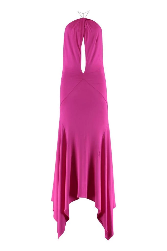 strapless open back dress Rent Asos Design Spot Bardot Mini Dress With Puff Sleeve In Pink