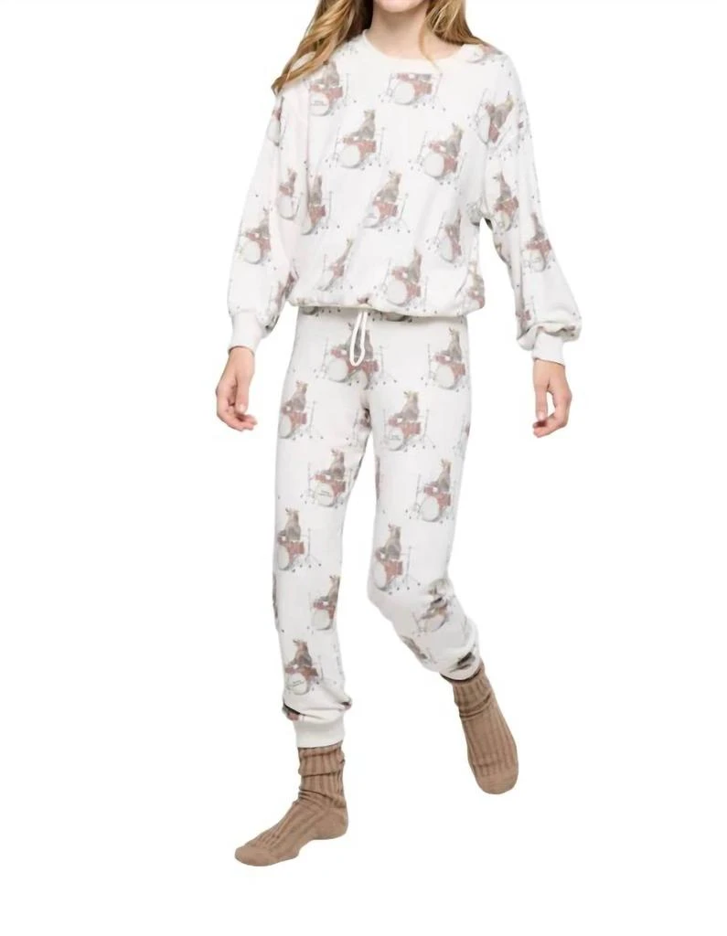 ATF All Time Favorite Sweatsuit Set In Drummer Bears 1