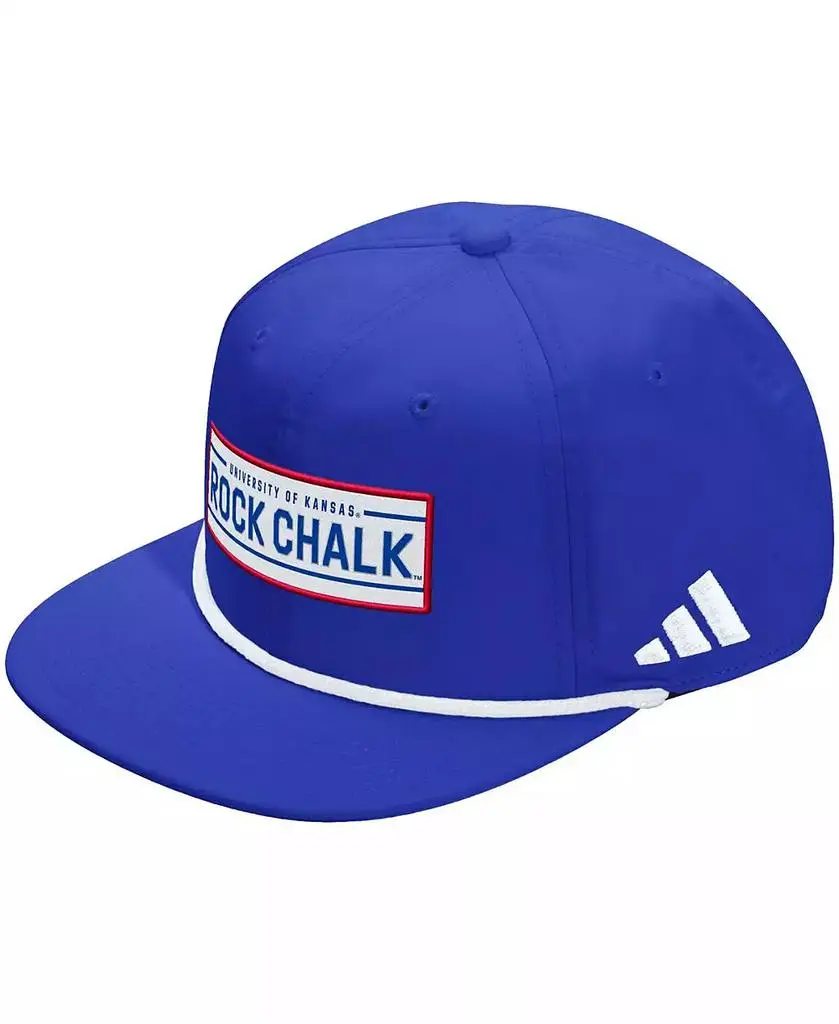 Adidas Men's and Women's Royal Kansas Jayhawks Locker Room Rope Adjustable Hat