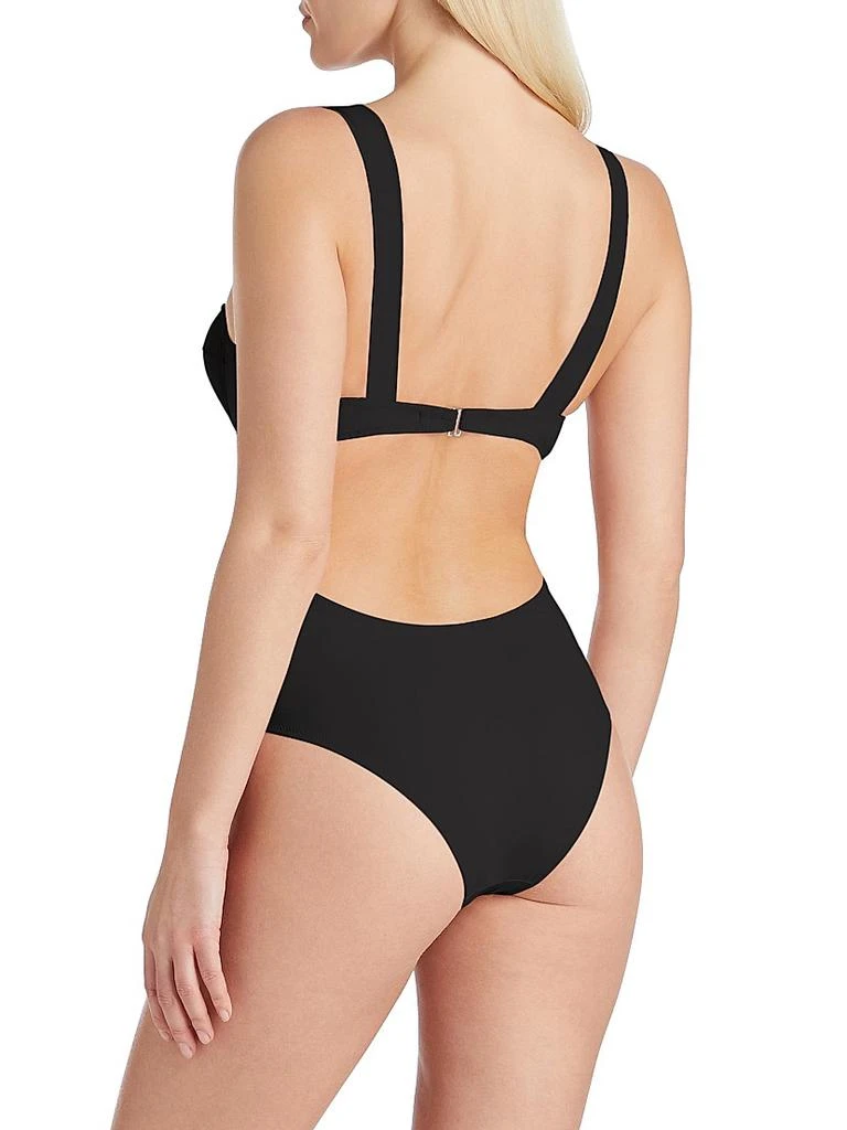 VALIMARE Paris Lace-Up Balconette One-Piece Swimsuit 3