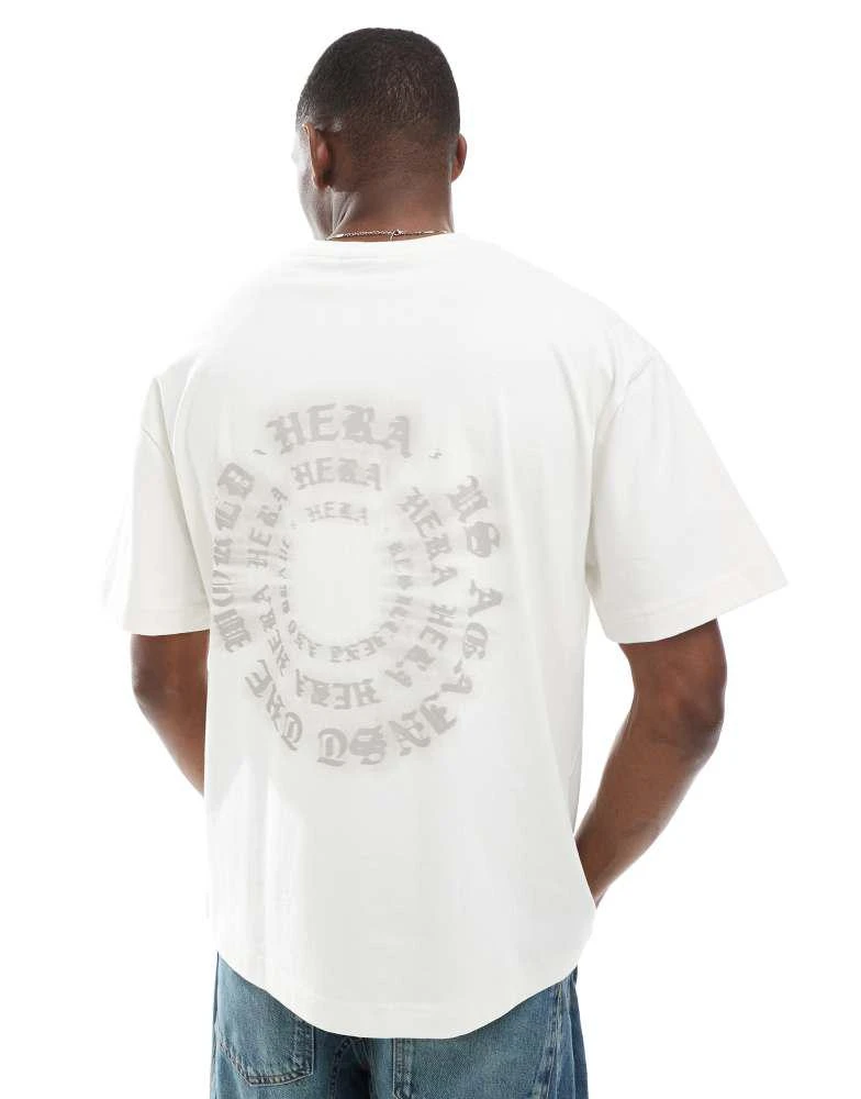 HERA Hera Mens vortex t-shirt in off white 3