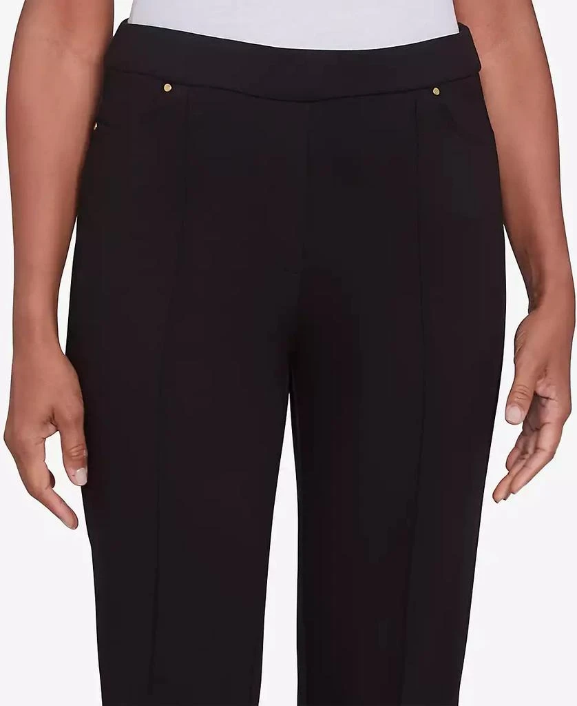 Alfred Dunner Women's Romancing the Stone Romance Short Length Ponte Pants 5