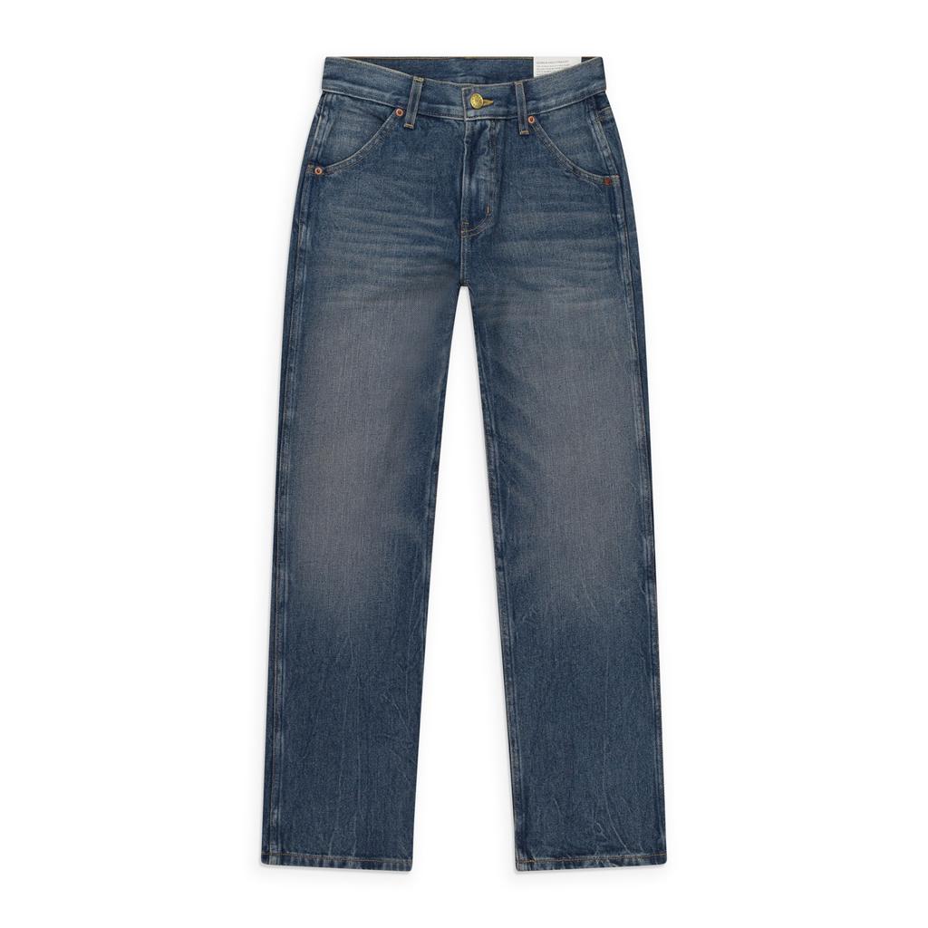 「Blue-B」ELLEGARDEN B Sides GEORGIA MID HIGH STRAIGHT BLUE STRAIGHT JEANS