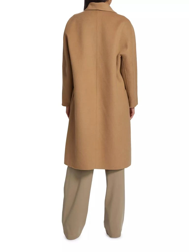 Lamarque Thara Open-Front Wool-Blend Coat 5