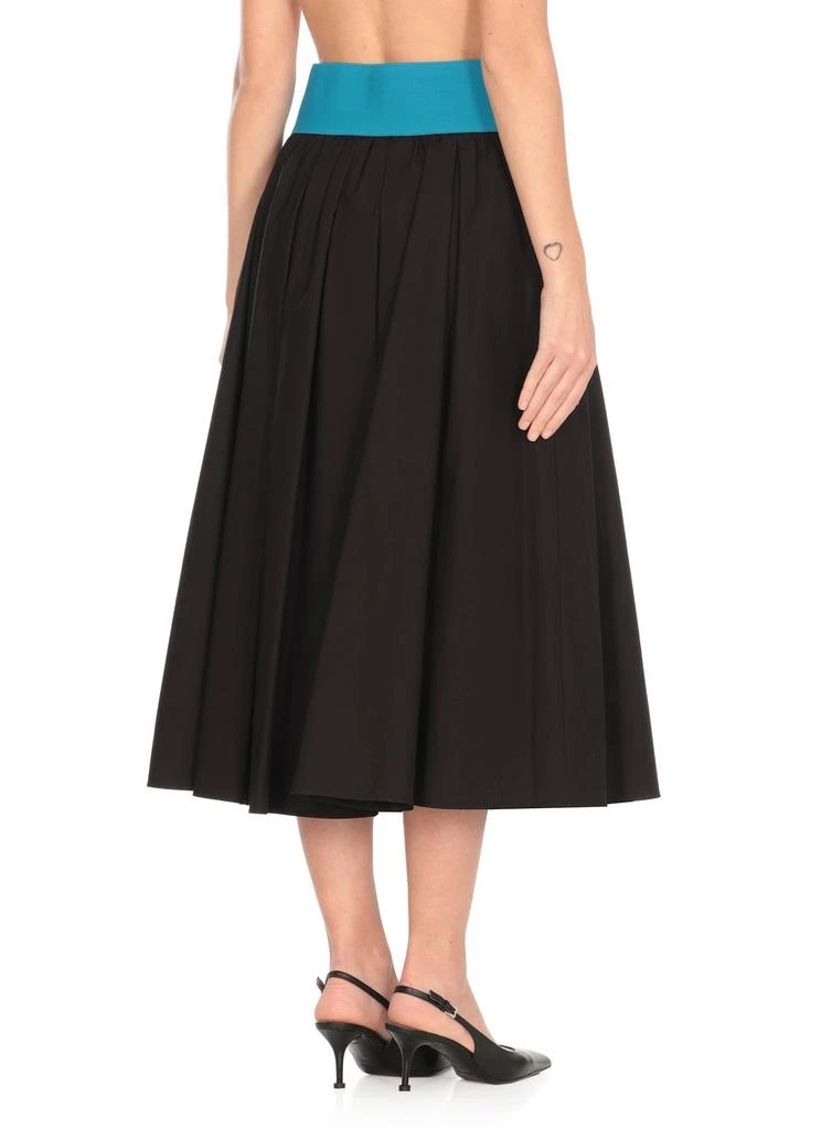 MSGM MSGM Pleated Color-Block Skirt 3