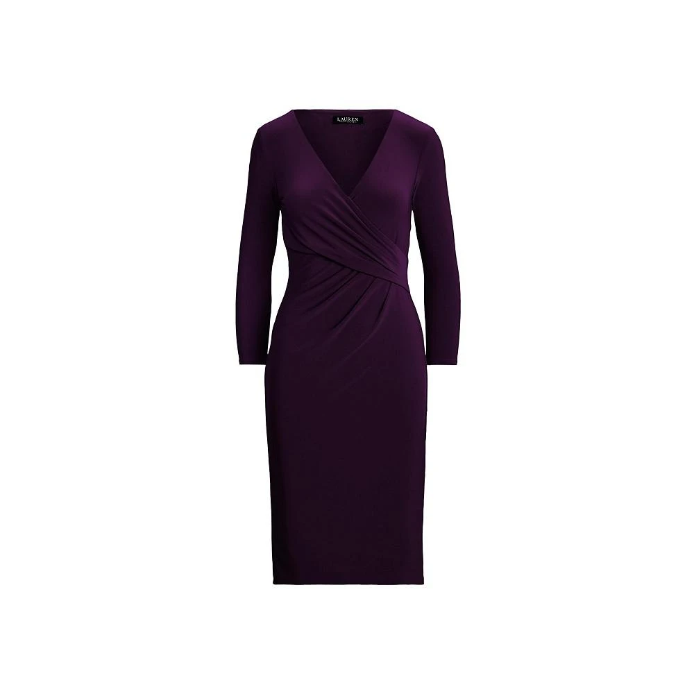 Ralph Lauren 3/4-Sleeve Ruched Jersey Dress 5