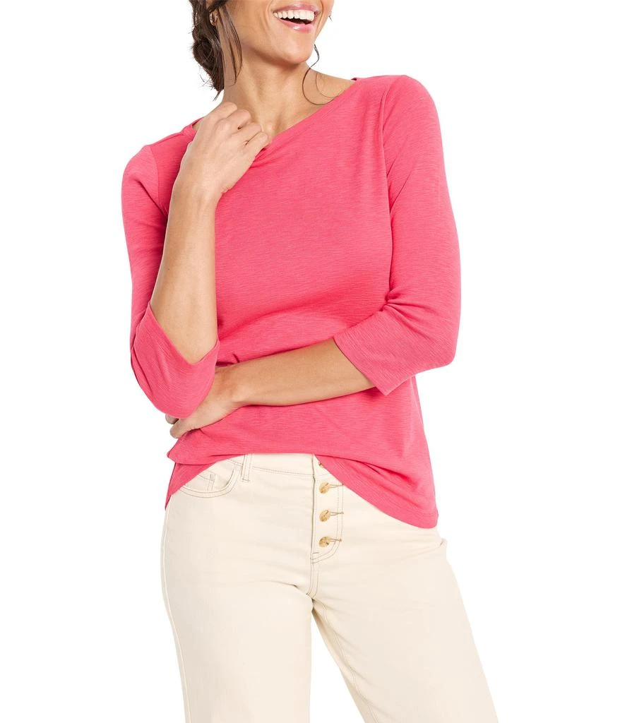 NIC+ZOE 3/4 Sleeve Boat Tee 1