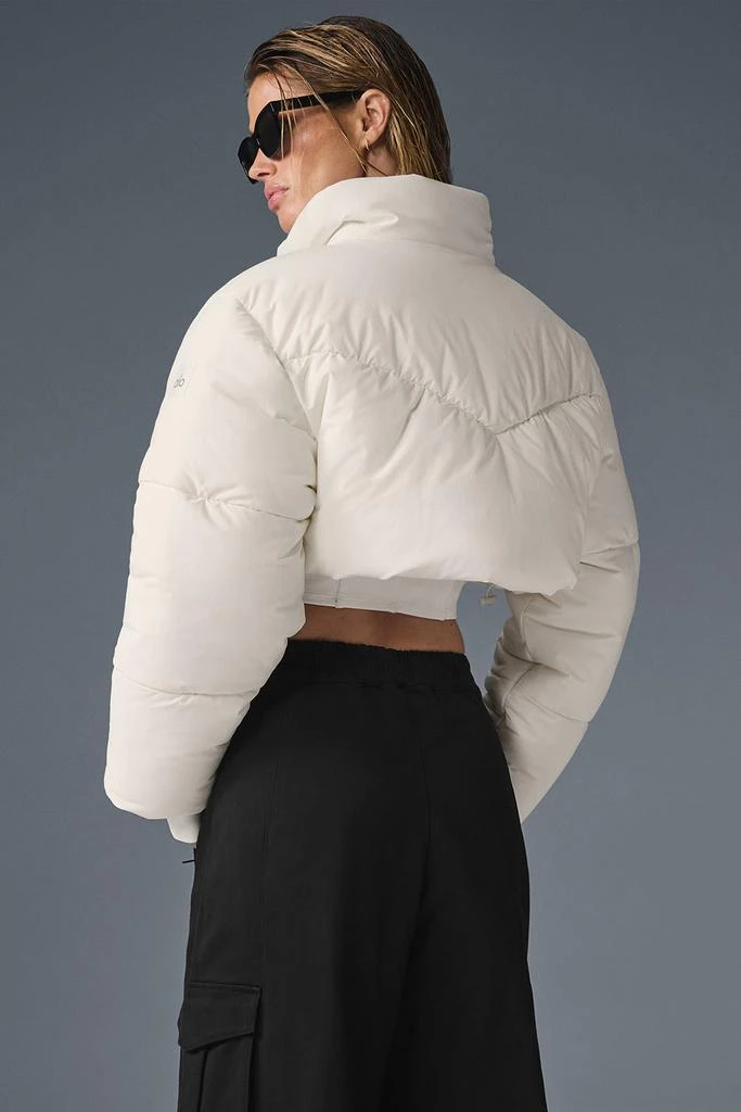 Alo Main Act Corset Puffer - Ivory/Ivory 3