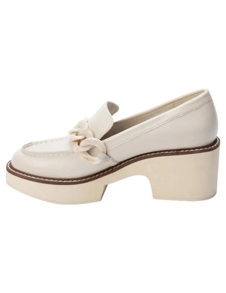 Matisse Louie Platform Loafer In Bone 3