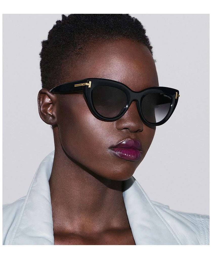 Tom Ford Black Sonja Sunglasses w/case?authentic Tom Ford Sonja Sunglasses- Brown main image 4