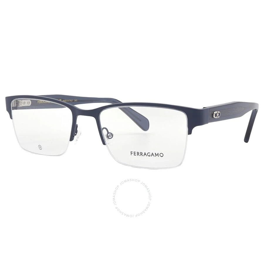 Salvatore Ferragamo Salvatore Ferragamo Demo Rectangular Men's Eyeglasses SF2222 401 54 2
