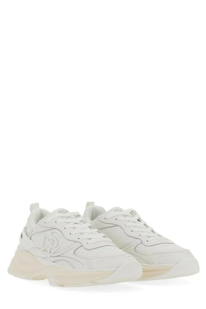 Stuart Weitzman Stuart Weitzman Logo Patch Mesh Lace-Up Sneakers 2