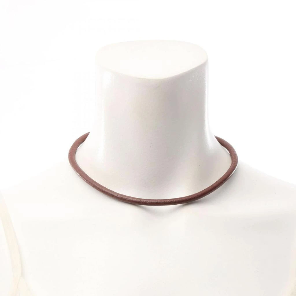 BVLGARI Leather Choker (Pre-Owned) 4