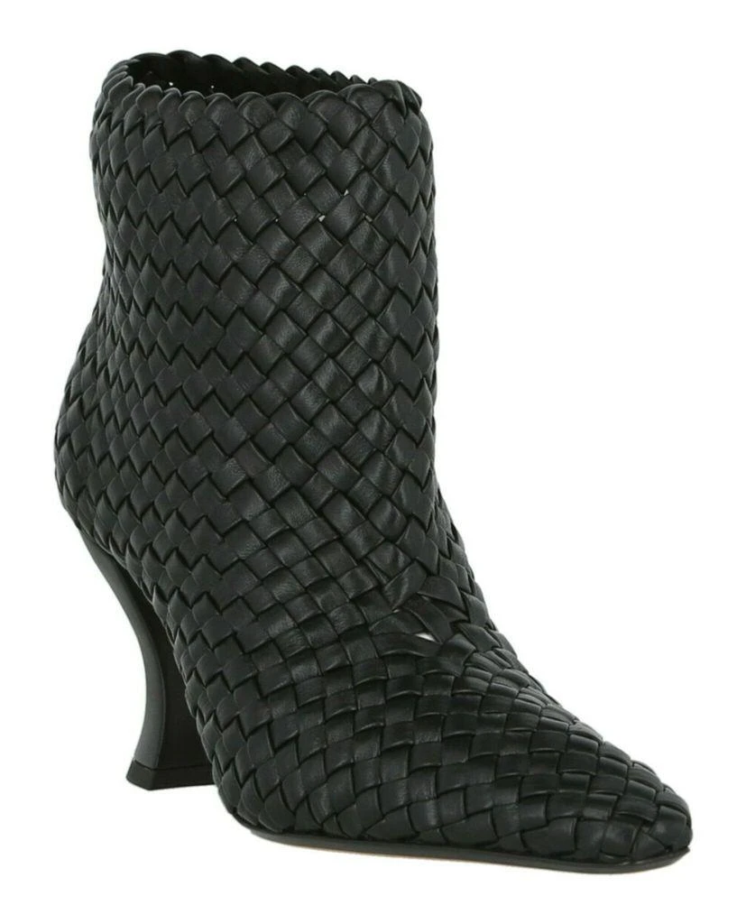Bottega Veneta Intrecciato Leather Ankle Boots 1