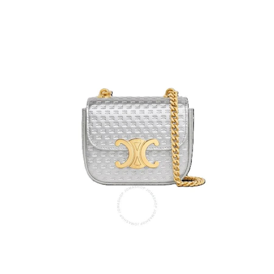 Celine Mini Chain Claude Crossbody Bag - Silver 1