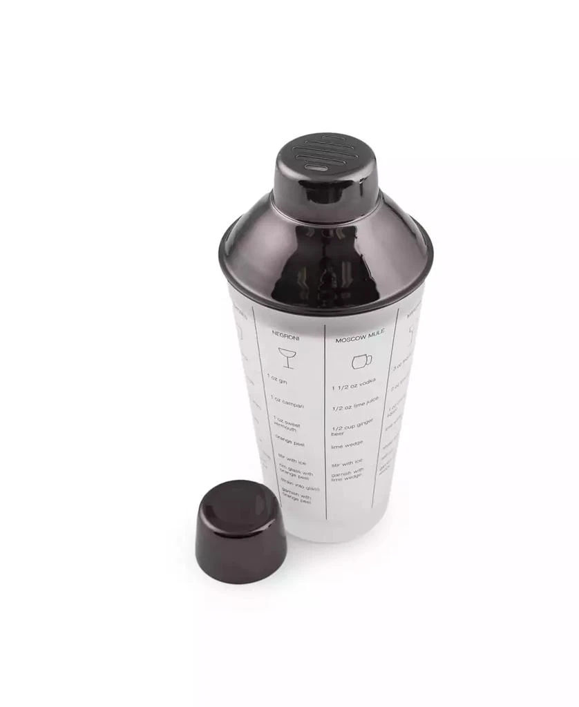 Cambridge Silversmiths Recipe Shaker and Tools Mixology Set, 5 Pieces 6