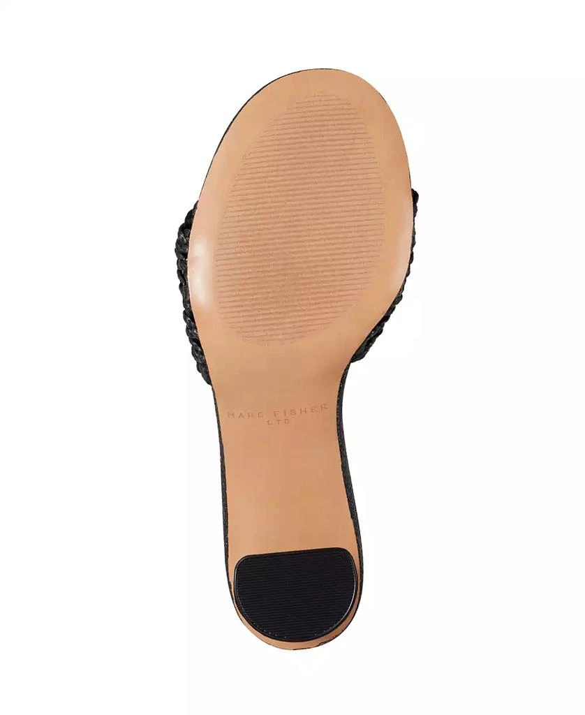Marc Fisher Women's Jazmine Woven Slip-On Sandals 5