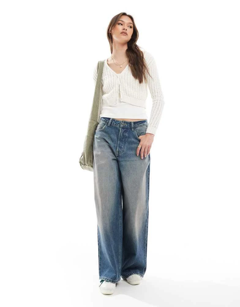 Cotton:On Cotton On v neck ribbed cardigan in ecru 2