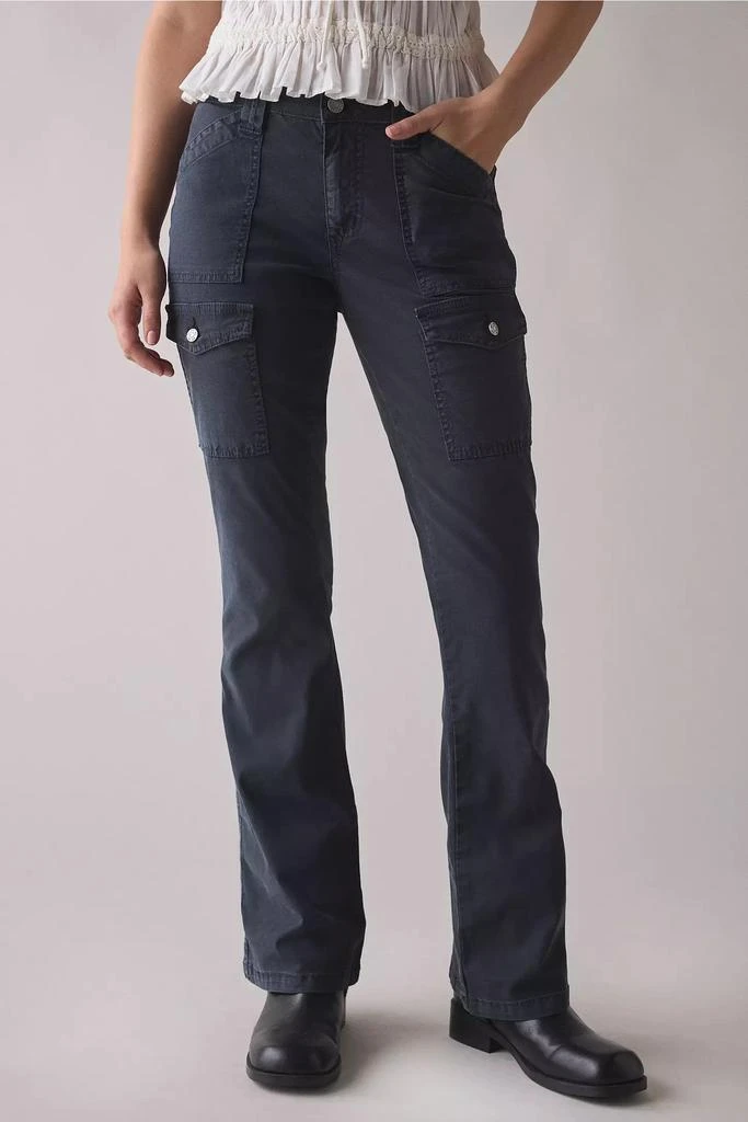 BDG BDG Brigid Canvas Ultra Low-Rise Bootcut Utility Pant 4