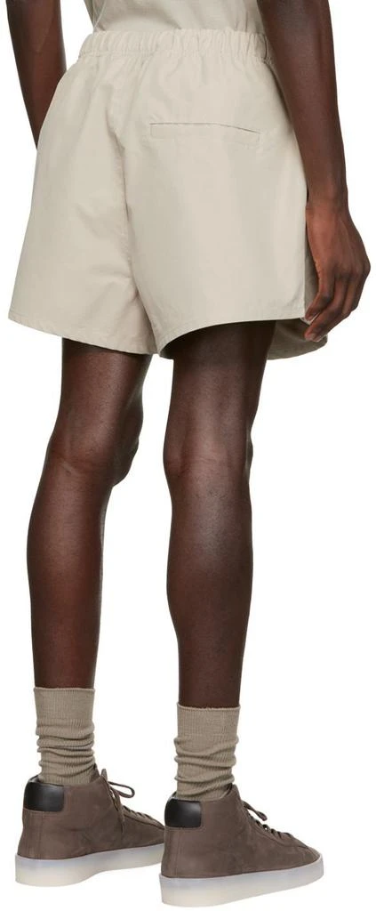 Essentials Gray Cotton Shorts 3