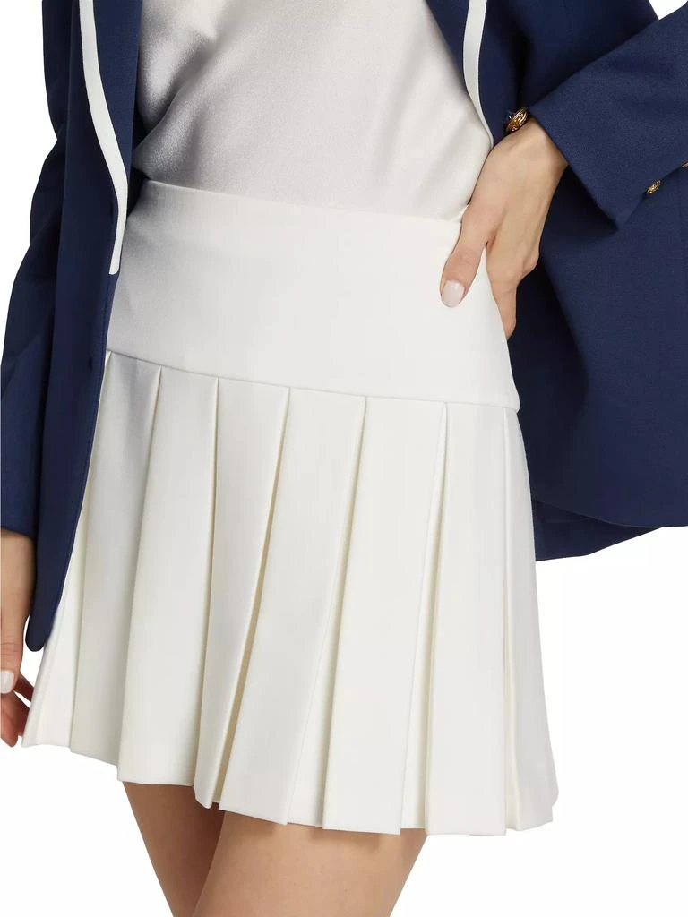 Alice + Olivia Emilie Pleated Miniskirt 6