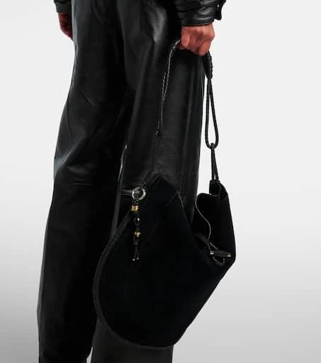 Isabel Marant Oskan Small suede shoulder bag 6