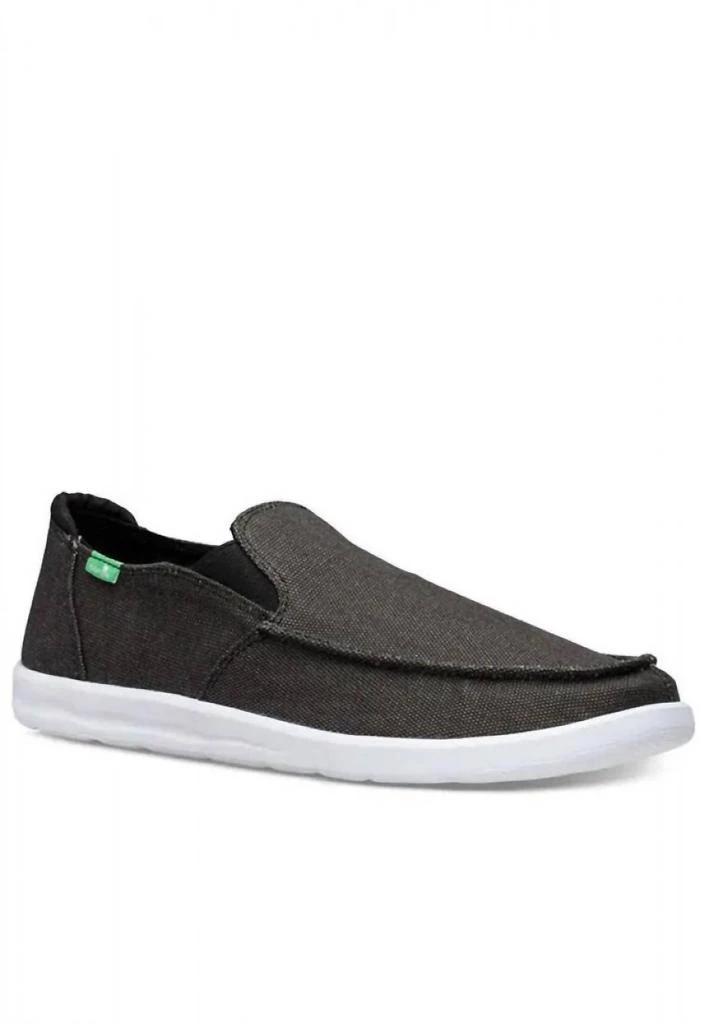 Sanuk Men's Hi Five Slip On In Black 1