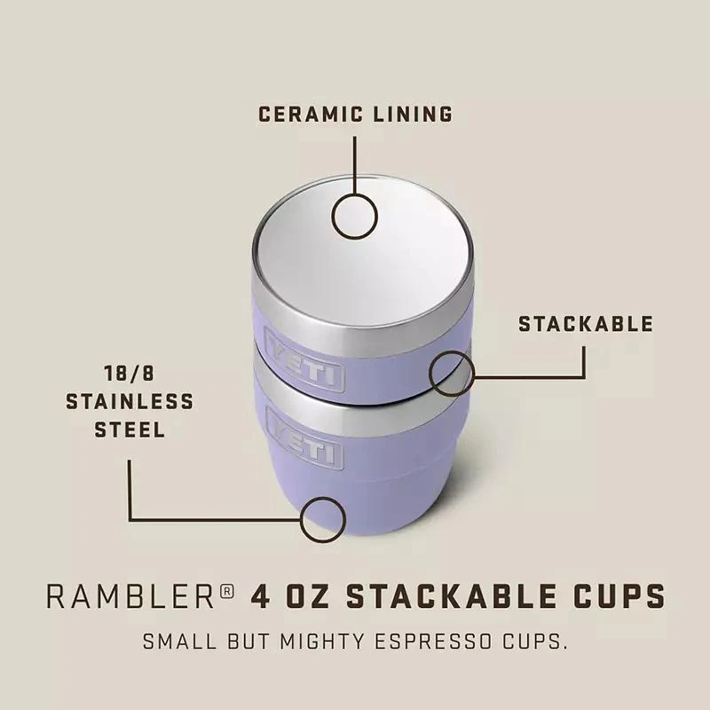 YETI YETI 4 oz. Rambler Stackable Espresso Cups 10