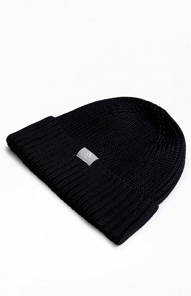Adidas Recycled Black Fashioned Fold Beanie 2