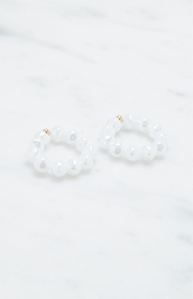LA Hearts 2 Pack Pearl Rings