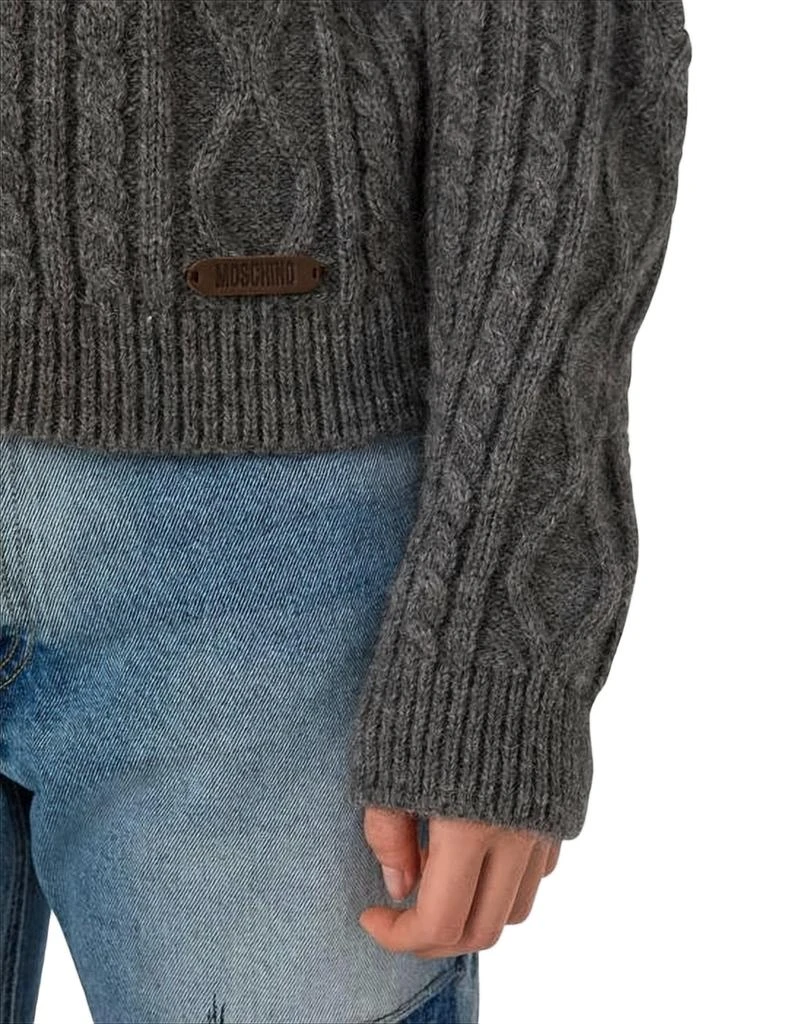 Moschino Two-Tone Cable Knit  Cardigan 2