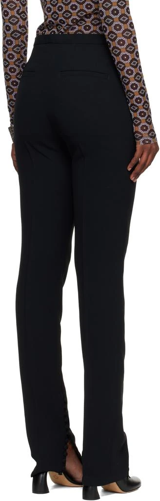 Dries Van Noten Black Crepe Trousers 3
