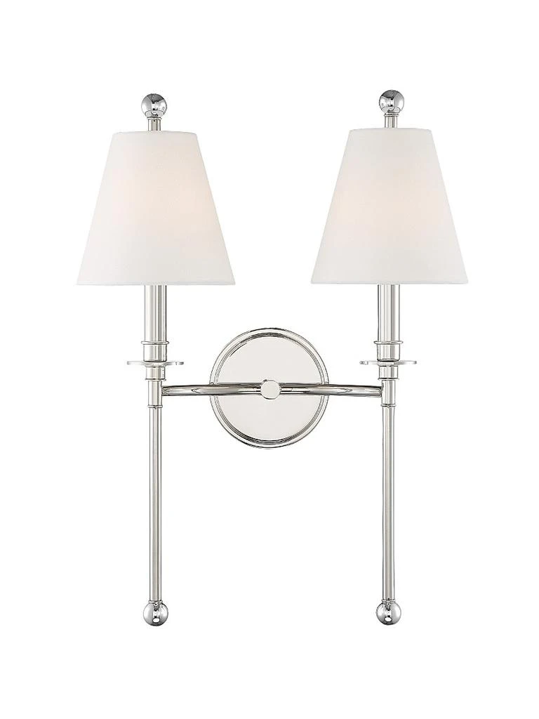 Crystorama Riverdale 2-Light Wall Sconce 1