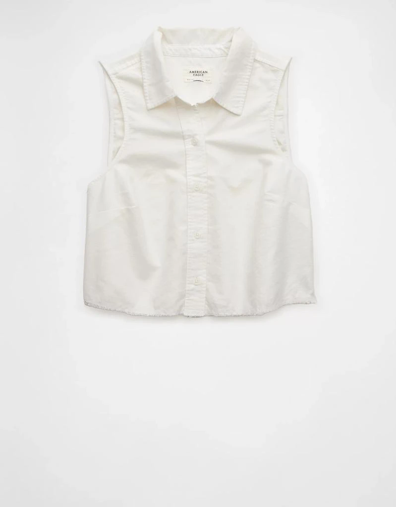 AE AE Collared Button-Up Tank Top 3