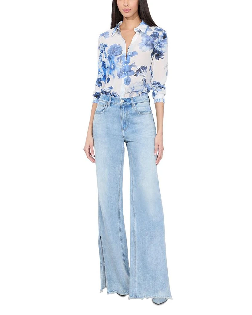 Alice + Olivia Willa Silk Shirt 6
