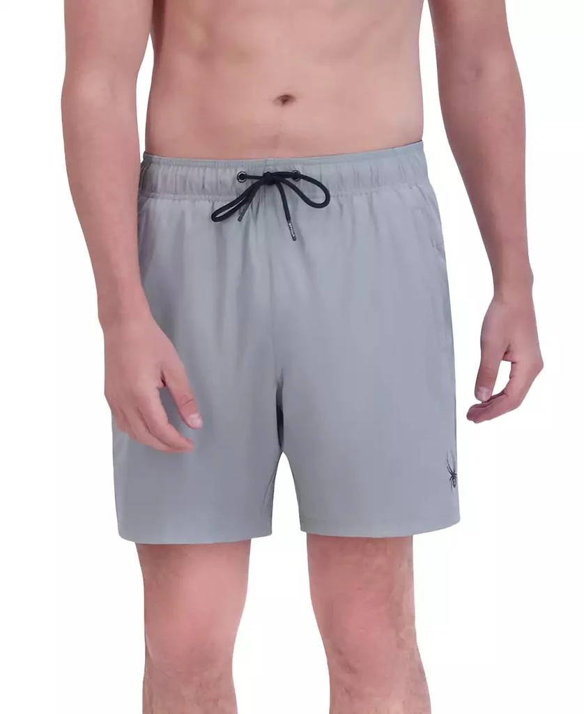 Spyder Men's Stretch 7" Swim Trunks with Compression Liner 1